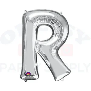 34" Anagram Letter R Silver